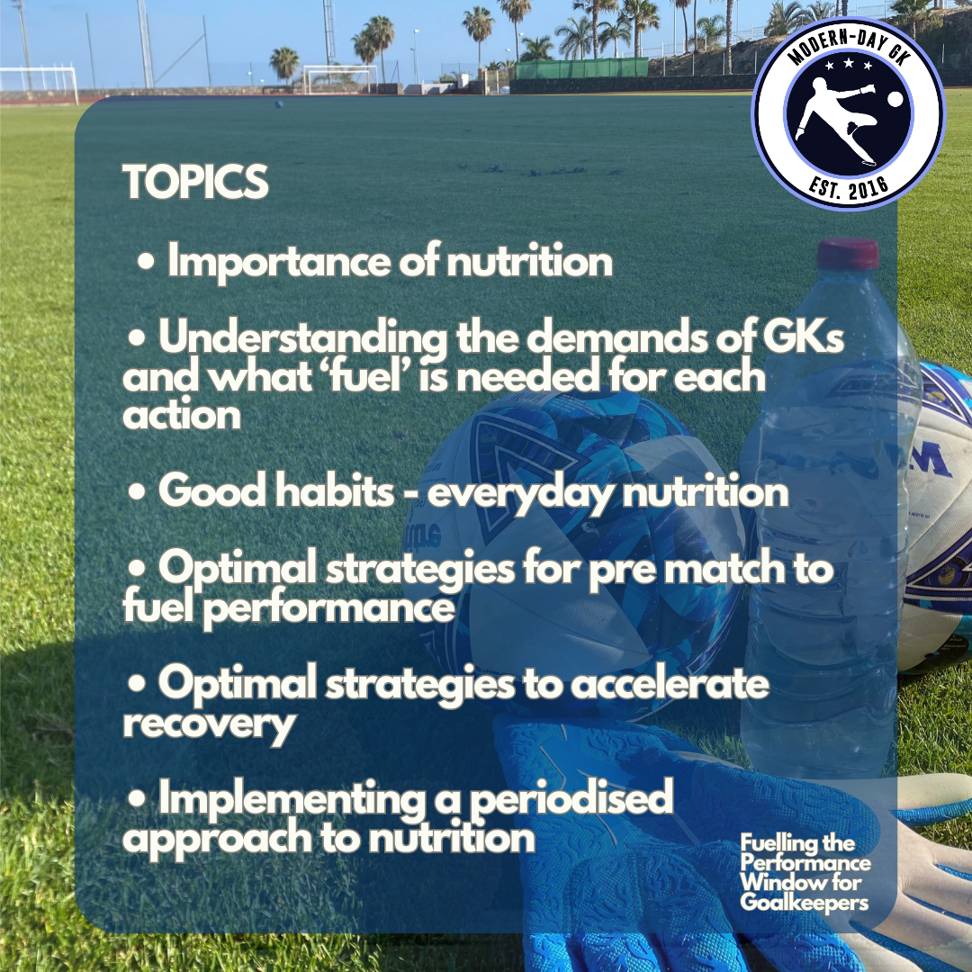 Fuelling the Performance Window The ModernDay GK