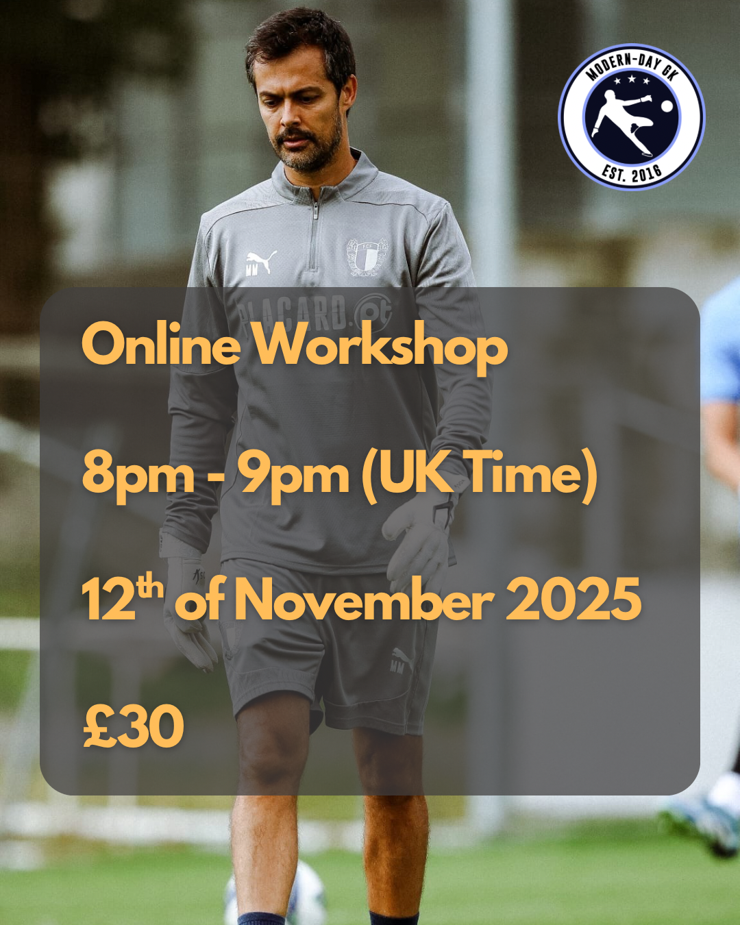 Online Workshop: Goalkeeper Build Up