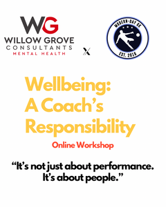 Online Workshop: Wellbeing: A Coach’s Responsibility